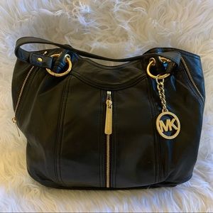 Michael Kors Black Leather Purse